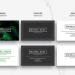 Printing Card Green