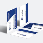 Printing Card Blue
